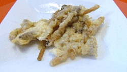 Tsukushi tempura