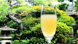 Peach Juice with Sake