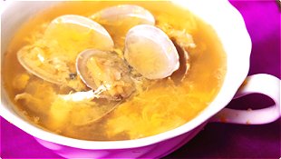Short-Neck Clams & Beaten Eggs Ginger Soup