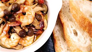 Japanese-Style Shrimp Ahijo with Miso