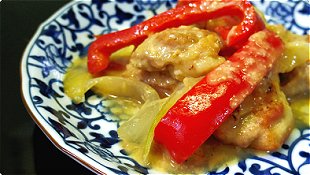 Sauteed Chicken & Vegetables with White Miso Sauce
