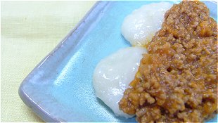 Rice Cake with Bolognese Sauce