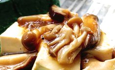 Tofu no kinoko ankake