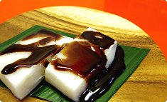 Mochi no chokorēto-shiroppu gake