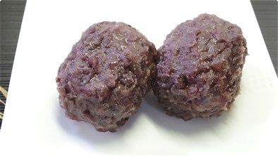 Rice Coated with Sweetened Red Bean Paste