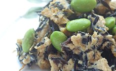 Edamame to hijiki iri-tamago
