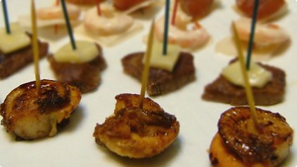 Pan-Broiled Scallop Bites