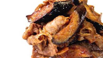 Sauteed Pork & Eggplant with Miso