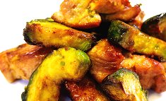 Tori to abokado no shōyu-itame