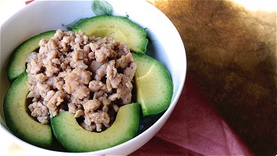 Chicken Rousong & Avocado Bowl