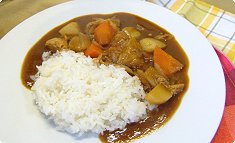 Rōsuto-chikin no karē-raisu