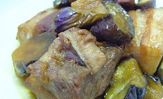 Butaniku to nasu no nimono