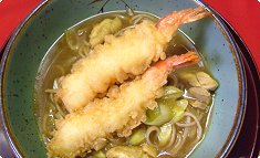 Ebi no tempura karē soba