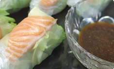 Sāmon no wafū nama-harumaki