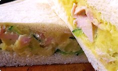 Wasabi poteto sarada no sandoitchi