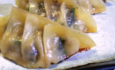 Hijiki no yaki-gyoza