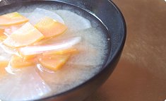 Daikon to ninjin no misoshiru