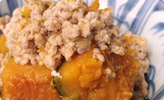 Kabocha to torisoboro no nimono