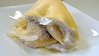 Mashed Sweetened Red Bean Paste, Banana & Whipped Cream Crepe