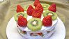 Japanese-Style Strawberry & Kiwi Cake