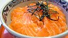 Sliced Raw Salmon Bowl